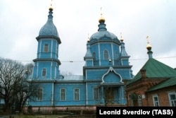 Спасо-Преображенська церква у Новозибкові. Старообрядницький храм, збудований за українськими зразками. Храм споруджували протягом трьох років, з 1911-го по 1914 рік