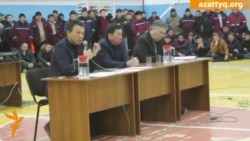 Мыңбаевтың мұнайшылармен кездесуі