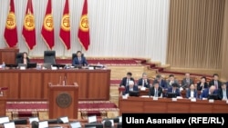 Зал заседаний Жогорку Кенеша.