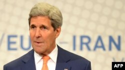 ԱՄՆ պետքարտուղար Ջոն Քերրին Վիեննայում ասուլիս է տալիս Իրանի միջուկային ծրագրի շուրջ բանակցությունների հերթական փուլից հետո, արխիվ