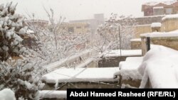 بارش برف در کابل - عکس از آرشیف