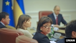 Міністр фінансів України Наталія Яресько під час засідання Кабінету міністрів України. Архівне фото