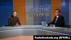 Леонід Буряк у студії Радіо Свобода