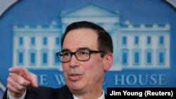 Министр финансов США Стивен Мнучин