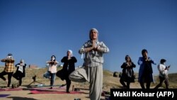 تصویر آرشیف: ورزش یوگا در افغانستان 