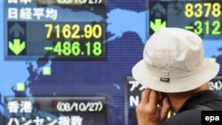 24 октября главные индексы в Японии и Южной Корее снизились на 9-10%