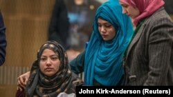 Мечитте каза болгондордун жакындары сотто. 26-август, 2020-жыл.