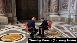 Թրամփ - Զելենսկի հանդիպումը Հռոմում, 26-ը ապրիլի, 2025թ. 