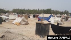 آرشیف، شماری از خانواده‌های بی‌جا شده داخلی در ولایت کندز افغانستان