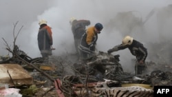 Дача СУ кыштагындагы авиакырсык болгон жер. 16-январь, 2017-жыл.