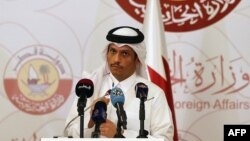 شیخ محمد بن عبدالرحمن آل ثانی وزیر خارجه قطر - عکس از آرشیف