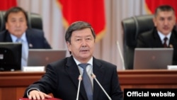 Премьер-министр КР Жанторо Сатыбалдиев, Бишкек, 12 сентября 2012 года.                  