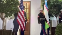 Мирзиёев Оқ уйда кутиб олинди