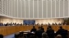 France - Hearing, the judges of the European Court of Human Rights (ECHR), Strasbourg, 28Nov2012