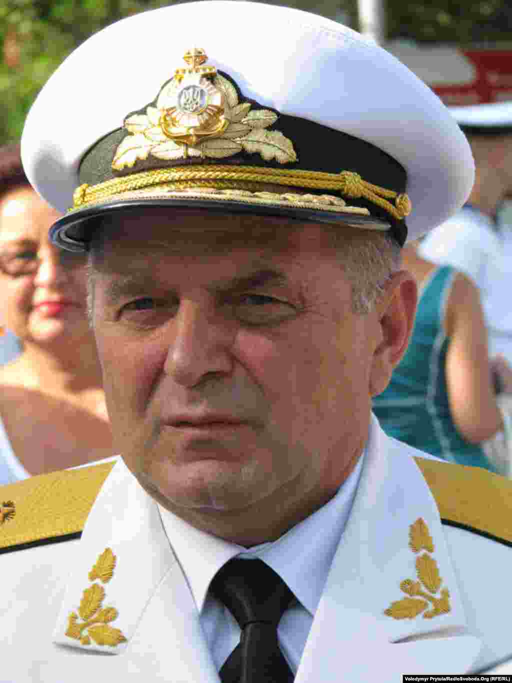 Командувач ВМС України віце-адмірал Віктор Максимов