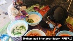 نفس‌گل جامی یکی از زنان تجارت پیشه و کارآفرین در هرات