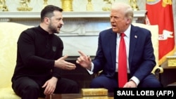 Владимир Зеленский и Дональд Трамп, 28 февраля 2025 г.