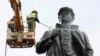 The new Lenin and Stalin sculptures will be added to the recently opened Alley Of Rulers in Moscow. (file photo)