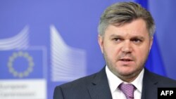 Міністр енергетики та вугільної промисловості України Едуард Ставицький, Брюссель, 3 травня 2013 року