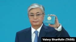 Касым-Жомарт Токаев после официального вступления в должность президента Казахстана. 12 июня 2019 года