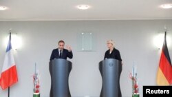 Գերմանիայի և Ֆրանսիայի պաշտպանությնան նախարարներ Սեբաստիեն Լեկորնյուն և Քրիստին Լամբրեխտը, Բեռլին, 22 սեպտեմբերի, 2022թ. 