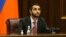 Armenia - Deputy speaker Ruben Rubinian at a session of the National Assembly, October 5, 2021.
