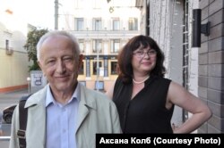 Аксана Колб і Аляксей Кароль, архіўнае фота