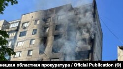 Наслідки російської атаки по Мирнограду на Донеччині, фото архівне