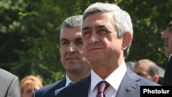 Former Armenian President Serzh Sarkisian (file photo)