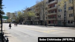 Վրաստանում դատարկ փողոցներ, Թբիլիսի