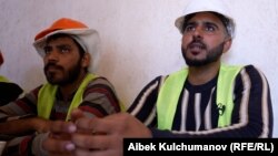 Кыргызстанда курулушта иштеген чет элдик мигранттар