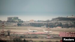 The Sochi International Airport (Sochi-Adler Airport) in the Black Sea resort city of Sochi, Russia 