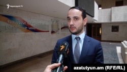 Armenia -- Deputy Minister of Economy Avag Avanesian speaks to RFE/RL, August 20, 2019.