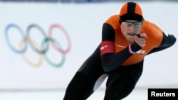 голландиялык спортчу Свен Крамер. Сочи, 8-февраль.