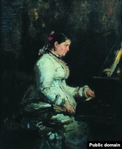 Софія Тарновська за роялем була окрасою качанівських вечорів (І. Рєпін (Ріпин), «Біля рояля», 1880)