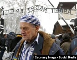 Ігор Малицький під час урочистостей із нагоди 70-річчя визволення концтабору «Аушвіц»