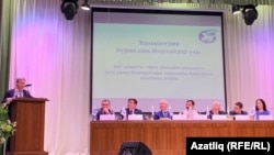 Нурислам Калмантаев чыгыш ясый