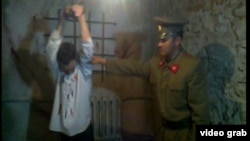 КарЛАГ музейіндегі макеттің бірі. Қазақстан, 18 мамыр 2013 жыл. (Көрнекі сурет)