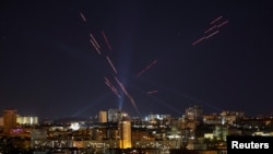 Ілюстраційне фото. Збиття російського дрона над Києвом, листопад 2024 року