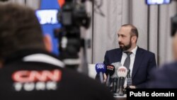 Turkey - Armenian Foreign Minister Ararat Mirzoian gives an interview to Turkish media, Antalya.