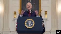 Президент Байден мыйзамга кол койгондон кийин. Вашингтон. 24-апрель, 2024-жыл