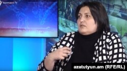 Իրավապաշտպան Նինա Կարապետյանցը «Ազատության» տաղավարում, արխիվ