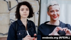 Тацяна Хоміч, Марыя Калесьнікава. Ілюстрацыйны каляж