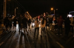 Протести в Мінську вночі проти 13 серпня