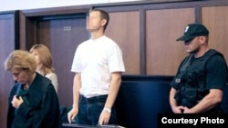 Сяргей Моніч перад варшаўскім судом. Здымак Польскага прэсавага агенцтва 