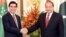 Türkmenistanyň prezidenti Gurbanguly Berdimuhamedow we Pakistanyň premýer-ministri Nawaz Şarif.