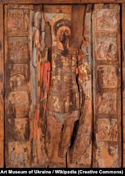 Икона «Святой Георгий с житием»