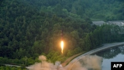 Испытания северокорейской баллистической ракеты 28 мая 2017 года