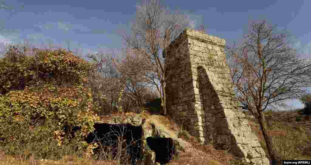 Печера біля куртини східної стіни