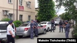Место убийства судебных приставов